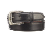 Lucchese Men's Belts - Smooth Ranch Hand - Black