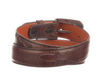 Lucchese Men's Belts - Smooth Ranch Hand - Tan