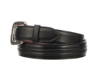 Lucchese Men's Belts - Smooth Baby Buffalo / Hobby Stitch - Whiskey Lucchese Men's Belts - Smooth Baby Buffalo / Hobby Stitch - Whiskey