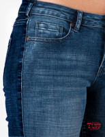 Cowgirl Tuff Women's Jeans - Livin' On The Edge - Trouser / Medium Wash Cowgirl Tuff Women's Jeans - Livin' On The Edge - Trouser / Medium Wash