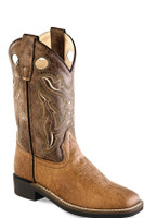 Jama Old West Kids Boots - Western - Brown / Tan