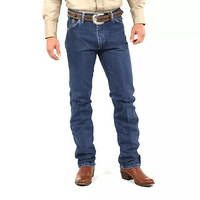 Wrangler Men's Jeans - George Strait Slim Fit Cowboy Cut - Heavyweight Stone Denim