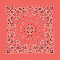 Bandanas - Traditional Paisley - Honeysuckle Bandanas - Traditional Paisley - Honeysuckle