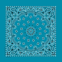Bandanas - Traditional Paisley - Turquoise