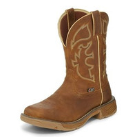 Justin Men's Work Boots - Stampede Rush H2O EH - Rustic Tan