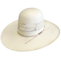 American Hat Straw - 6800 - Double Triangle Vent Weave - Ivory American Hat Straw - 6800 - Double Triangle Vent Weave - Ivory
