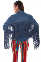Scully Women's Jacket - Honey Creek Collection - Jean / Fringe - Denim Scully Women's Jacket - Honey Creek Collection - Jean / Fringe - Denim
