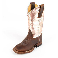 Macie Bean Kid's Boots - Distressed Bison / Sparkle Magic Macie Bean Kid's Boots - Distressed Bison / Sparkle Magic