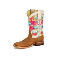 Macie Bean Kid's Boots - Flower Embroidery Macie Bean Kid's Boots - Flower Embroidery