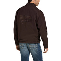 Ariat Men's Jacket - Logo 2.0 Patriot - Coffee Bean Ariat Men's Jacket - Logo 2.0 Patriot - Coffee Bean