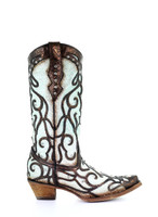 Corral Women's Boots - Glitter Inlay - Sky Blue Corral Women's Boots - Glitter Inlay - Sky Blue