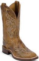 Justin Women's Boot - Bent Rail - Tan Damiana