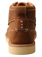 Twisted X Men's Casuals - 4" Wedge Sole - Woven / Oiled Saddle