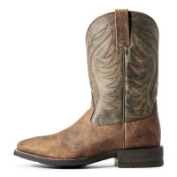 Ariat Men's Boots - Amos - Sorrell Crunch / Army Green Ariat Men's Boots - Amos - Sorrell Crunch / Army Green