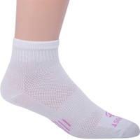 Dan Post Women's Accessories - Socks - Quarter Lite / Sleek Thin - White Dan Post Women's Accessories - Socks - Quarter Lite / Sleek Thin - White