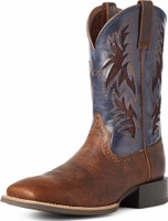 Ariat Men's Boots - Sport Cool VentTek - Bar Top Brown / Arizona Sky Ariat Men's Boots - Sport Cool VentTek - Bar Top Brown / Arizona Sky