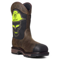 Ariat Men's Work Boots - Workhog XT H2O CT - Iron Coffee / Acid Ariat Men's Work Boots - Workhog XT H2O CT - Iron Coffee / Acid