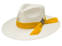 Charlie 1 Horse Straw Hats - Premier Rambler Collection - Lone Star Love - Natural