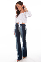 Scully Women's Jeans - Honey Creek Collection - Multi-Color Panel  Scully Women's Jeans - Honey Creek Collection - Multi-Color Panel