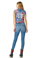 Double D Ranchwear Women’s -Liberty & Justice For All Vest Double D Ranchwear Women’s -Liberty & Justice For All Vest