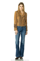 Double D Ranchwear Women’s - Tramp Art Jacket - Elk Horn