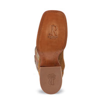 R Watson Men's Boots - RW8200 - Tan Roughout / Arizona Tan Cowhide / Cutter Toe R Watson Men's Boots - RW8200 - Tan Roughout / Arizona Tan Cowhide / Cutter Toe
