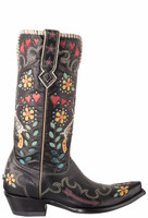 Double D Ranch by Old Gringo Women's Boots - Cowgirl Band - Black