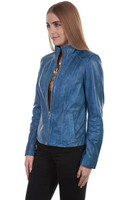 Scully Women's Jacket - Lightweight Leather - Denim Scully Women's Jacket - Lightweight Leather - Denim