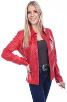 Scully Women's Jacket - Snap Front Lamb - Red # 97 Scully Women's Jacket - Snap Front Lamb - Red # 97