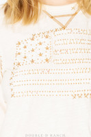 Double D Ranchwear Women’s - By Dawn's Early Light Tee - String