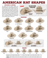 American Hat Straw - Tuf Cooper TC8910