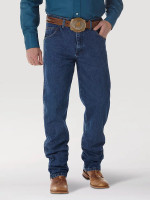 Wrangler Men's Jeans - Cowboy Cut Relaxed Fit - Stone Washed Wrangler Men's Jeans - Cowboy Cut Relaxed Fit - Stone Washed