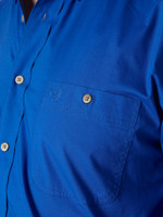 Wrangler Men's Shirt - Royal Blue Wrangler Men's Shirt - Royal Blue