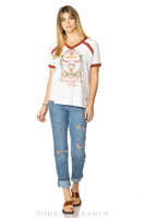 Double D Ranchwear Women’s - Ranch Ready Top - String Double D Ranchwear Women’s - Ranch Ready Top - String