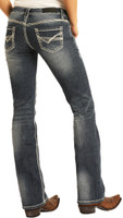 Rock & Roll Women's Riding Jeans - Mid Rise Stretch -Bootcut Rock & Roll Women's Riding Jeans - Mid Rise Stretch -Bootcut