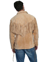 Scully Men's Shirt - Fringe Leather - Bourbon Scully Men's Shirt - Fringe Leather - Bourbon