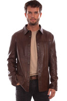 Scully Men's Jacket - Leather Shirt - Chocolate Scully Men's Jacket - Leather Shirt - Chocolate
