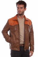 Scully Men's Jacket - Glazed Lamb - Saddle Tan - Billy's Western Wear