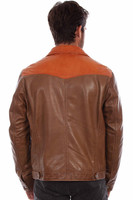 Scully Men's Jacket - Glazed Lamb - Saddle Tan Scully Men's Jacket - Glazed Lamb - Saddle Tan