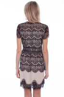 Scully Women's Honey Creek Collection - Lace Dress Layered - Black