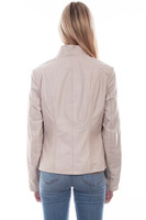 Scully Women's Jacket - Lightweight Leather - Beige Scully Women's Jacket - Lightweight Leather - Beige