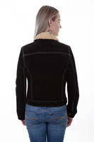Scully Women's Jacket - Suede Jean - Black # 19 Scully Women's Jacket - Suede Jean - Black # 19