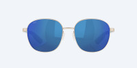 Costa Sunglasses - Egret 299 - Brushed Silver / Blue Mirror 580P Costa Sunglasses - Egret 299 - Brushed Silver / Blue Mirror 580P
