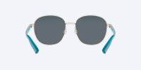 Costa Sunglasses - Egret 299 - Brushed Silver / Blue Mirror 580P Costa Sunglasses - Egret 299 - Brushed Silver / Blue Mirror 580P