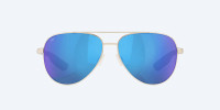 Costa Sunglasses - Peli 288 - Shiny Silver / Blue Mirror 580G Costa Sunglasses - Peli 288 - Shiny Silver / Blue Mirror 580G