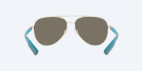 Costa Sunglasses - Peli 288 - Shiny Silver / Blue Mirror 580G Costa Sunglasses - Peli 288 - Shiny Silver / Blue Mirror 580G