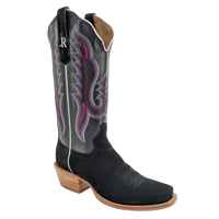 R Watson Women's Boots - RWL8400 - Black - Rough Out