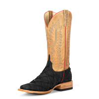 Horse Power By Anderson Bean Men's Boots - Top Hand Collection - Black Matte Big Bass / Tan Sinsation Horse Power By Anderson Bean Men's Boots - Top Hand Collection - Black Matte Big Bass / Tan Sinsation