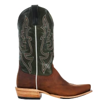 Horse Power By Anderson Bean Men's Boots - Top Hand Collection - Vulcano Cognac / Turquoise Fools Goat