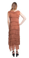 Gigi Moda Women's Clothing - Siena Maxi Dress - Rust
